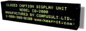 Closed Caption Display Systems